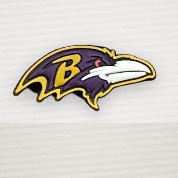 Baltimore‎ Ravens Crocs Charm - Buy 3 of More Get 50% OFF - Picture 1 of 3